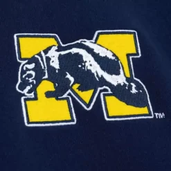 Men Mitchell & Ness Hoodies & Sweatshirts-City Collection Fleece Hoody University Of Michigan