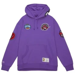 Men Mitchell & Ness Hoodies & Sweatshirts-City Collection Fleece Hoody Toronto Raptors