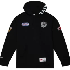 Men Mitchell & Ness Hoodies & Sweatshirts-City Collection Fleece Hoody Oakland Raiders