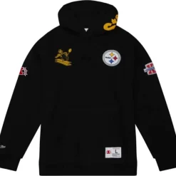 Men Mitchell & Ness Hoodies & Sweatshirts-City Collection Fleece Hoody Pittsburgh Steelers