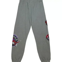 Men Mitchell & Ness Shorts-City Collection Fleece Pants Toronto Raptors