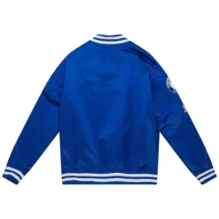 Men Mitchell & Ness Jackets & Outerwear-City Collection Lightweight Satin Jacket Los Angeles Dodgers