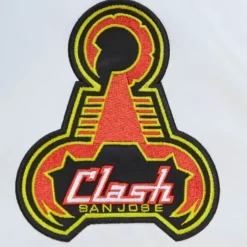 Men Mitchell & Ness Jackets & Outerwear-City Collection Lightweight Satin Jacket San Jose Clash