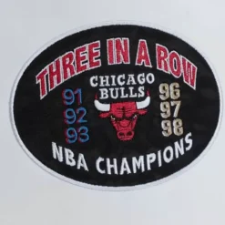 Men Mitchell & Ness Jackets & Outerwear-City Collection Lightweight Satin Jacket Chicago Bulls