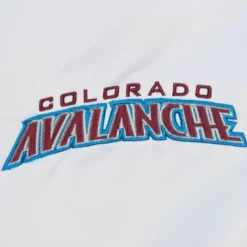 Men Mitchell & Ness Jackets & Outerwear-City Collection Lightweight Satin Jacket Colorado Avalanche