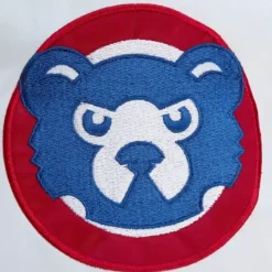 Men Mitchell & Ness Jackets & Outerwear-City Collection Lightweight Satin Jacket Chicago Cubs