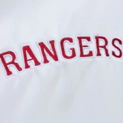 Men Mitchell & Ness Jackets & Outerwear-City Collection Lightweight Satin Jacket New York Rangers