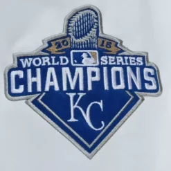 Men Mitchell & Ness Jackets & Outerwear-City Collection Lightweight Satin Jacket Kansas City Royals