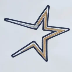 Men Mitchell & Ness Jackets & Outerwear-City Collection Lightweight Satin Jacket Houston Astros