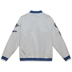 Men Mitchell & Ness Jackets & Outerwear-City Collection Lightweight Satin Jacket Los Angeles Dodgers