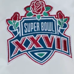 Men Mitchell & Ness Jackets & Outerwear-City Collection Lightweight Satin Jacket Dallas Cowboys