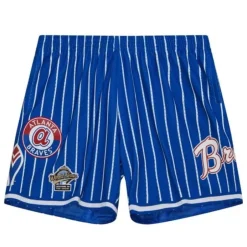 Men Mitchell & Ness Shorts-City Collection Mesh Shorts Atlanta Braves