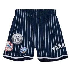 Men Mitchell & Ness Shorts-City Collection Mesh Shorts New York Yankees