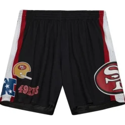 Men Mitchell & Ness Shorts-City Collection Mesh Shorts San Francisco 49Ers