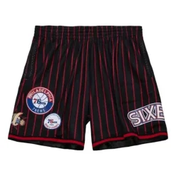 Men Mitchell & Ness Shorts-City Collection Mesh Shorts Philadelphia 76Ers