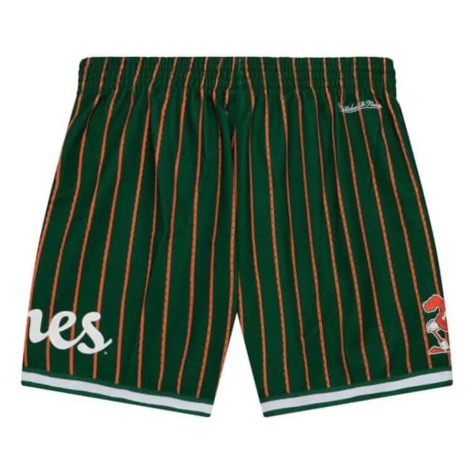Men Mitchell & Ness Shorts-City Collection Mesh Shorts University Of Miami