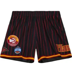 Men Mitchell & Ness Shorts-City Collection Mesh Shorts Atlanta Hawks