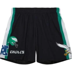Men Mitchell & Ness Shorts-City Collection Mesh Shorts Philadelphia Eagles