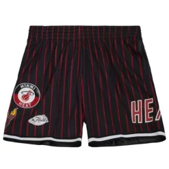 Men Mitchell & Ness Shorts-City Collection Mesh Shorts Miami Heat