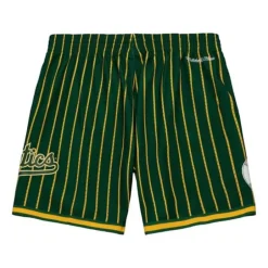 Men Mitchell & Ness Shorts-City Collection Mesh Shorts Oakland Athletics