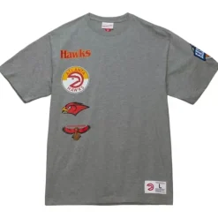 Men Mitchell & Ness T-Shirts & Tops-City Collection S/S Tee Atlanta Hawks