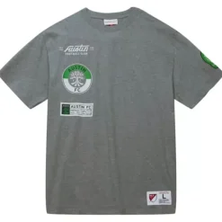 Men Mitchell & Ness T-Shirts & Tops-City Collection Ss Tee Austin Fc