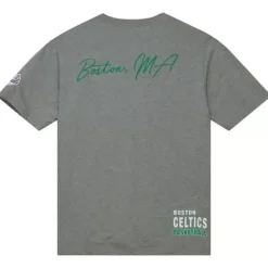 Men Mitchell & Ness T-Shirts & Tops-City Collection Ss Tee Boston Celtics