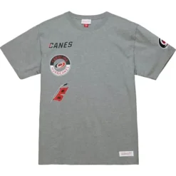 Men Mitchell & Ness T-Shirts & Tops-City Collection Ss Tee Carolina Hurricanes
