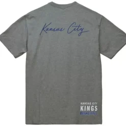 Men Mitchell & Ness T-Shirts & Tops-City Collection S/S Tee Kansas City Kings