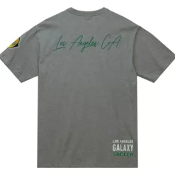 Men Mitchell & Ness T-Shirts & Tops-City Collection Ss Tee Los Angeles Galaxy