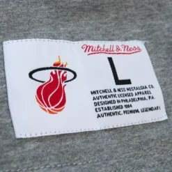 Men Mitchell & Ness T-Shirts & Tops-City Collection S/S Tee Miami Heat