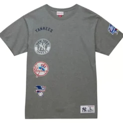 Men Mitchell & Ness T-Shirts & Tops-City Collection Ss Tee New York Yankees