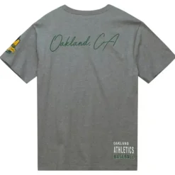 Men Mitchell & Ness T-Shirts & Tops-City Collection S/S Tee Oakland Athletics