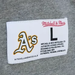 Men Mitchell & Ness T-Shirts & Tops-City Collection S/S Tee Oakland Athletics