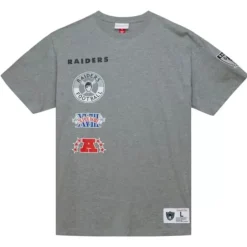 Men Mitchell & Ness T-Shirts & Tops-City Collection S/S Tee Oakland Raiders