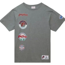 Men Mitchell & Ness T-Shirts & Tops-City Collection Ss Tee Philadelphia Phillies