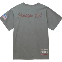 Men Mitchell & Ness T-Shirts & Tops-City Collection Ss Tee Philadelphia Phillies