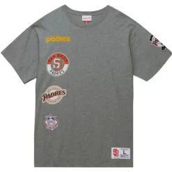 Men Mitchell & Ness T-Shirts & Tops-City Collection S/S Tee San Diego Padres