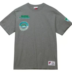 Men Mitchell & Ness T-Shirts & Tops-City Collection Ss Tee Seattle Sounders Fc