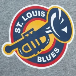 Men Mitchell & Ness T-Shirts & Tops-City Collection Ss Tee St. Louis Blues