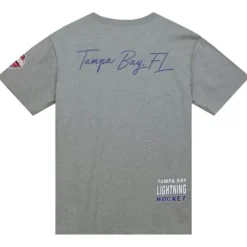 Men Mitchell & Ness T-Shirts & Tops-City Collection Ss Tee Tampa Bay Lightning