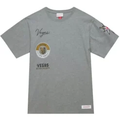 Men Mitchell & Ness T-Shirts & Tops-City Collection Ss Tee Vegas Golden Knights
