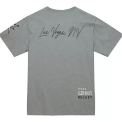 Men Mitchell & Ness T-Shirts & Tops-City Collection Ss Tee Vegas Golden Knights