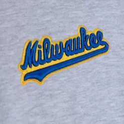 Men Mitchell & Ness Hoodies & Sweatshirts-City Hoody Milwaukee Brewers
