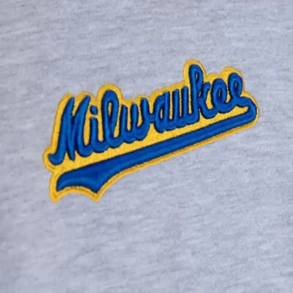 Men Mitchell & Ness Hoodies & Sweatshirts-City Hoody Milwaukee Brewers