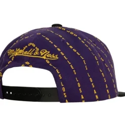 Mitchell & Ness Snapback-City Pinstripe Deadstock Hwc Los Angeles Lakers