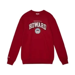 Men Mitchell & Ness Hoodies & Sweatshirts-Classic Arch Crewneck Howard University