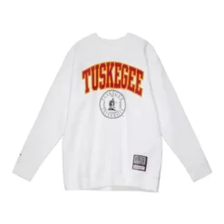 Men Mitchell & Ness Hoodies & Sweatshirts-Classic Arch Crewneck North Carolina A&T University