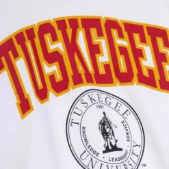 Men Mitchell & Ness Hoodies & Sweatshirts-Classic Arch Crewneck North Carolina A&T University