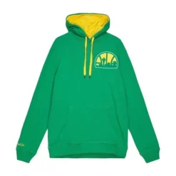 Men Mitchell & Ness Hoodies & Sweatshirts-Classic French Terry Hoody Seattle Supersonics